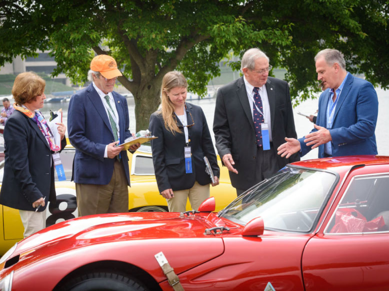 Greenwich Concours officials
